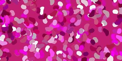 Light pink vector pattern with abstract shapes.