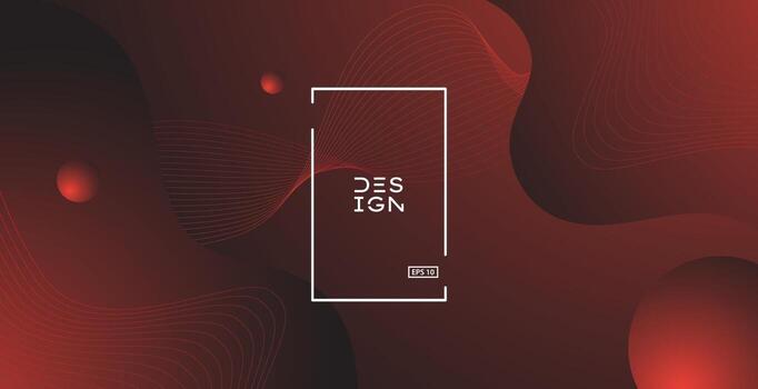 Abstract background. Trendy liquid shape with dynamic composition. vector