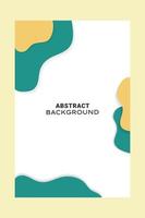 trendy cover background. Trendy abstract colorful liquid shape vector