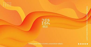 Liquid color background design. Fluid gradient shapes composition vector