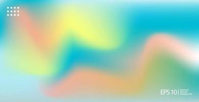 Abstract soft cloud background in pastel colorful gradation style. vector