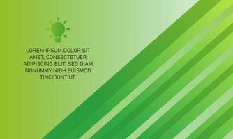 Modern Green Striped Background Template vector