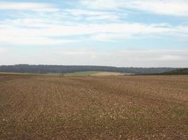 Panorama del país inglés en Salisbury foto