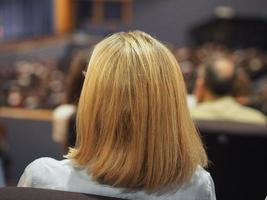 Unrecognisable woman at event photo