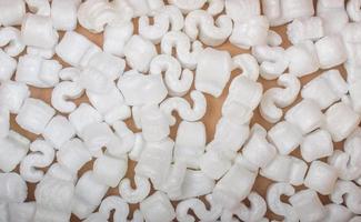 Polystyrene beads background photo