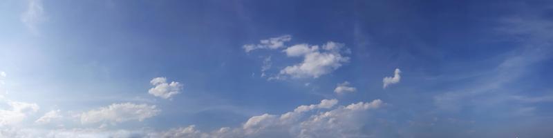 Panoramic sky on a sunny day. photo