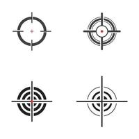 Target Vector icon illustration