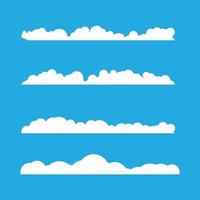 Cloud template vector