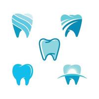 vector de plantilla de logotipo dental