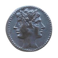 Ancient Roman coin photo