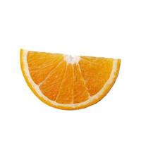 Fresh orange fruit isolated on a white background photo