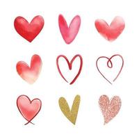 Heart Icon Element Packs vector