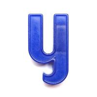 Magnetic lowercase letter Y photo