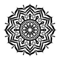 mandala elemento aislado de diseño de fondo de patrón ornamental vector