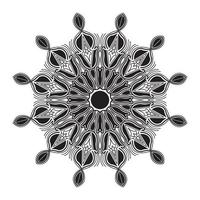 mandala elemento aislado de diseño de fondo de patrón ornamental vector