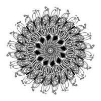 mandala isolated element of ornamental  pattern background design vector