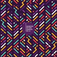 geometric shapes pattern seamless background vector