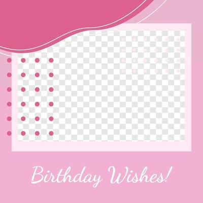 Birthday feed design social media post template