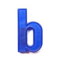 Magnetic lowercase letter B photo