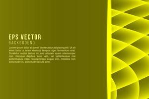 Yellow abstract neon effect background for presentation, poster, web vector