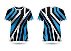 T-Shirt Sport Design. Racing jersey. uniform front and back view. vector