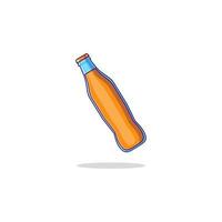 Bottle icon in trendy flat design vector