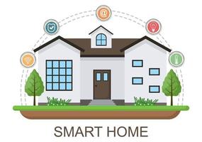 Smart Home Technology Vector