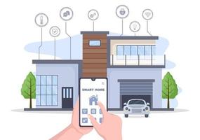 Smart Home Technology Vector