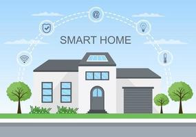 Smart Home Technology Vector