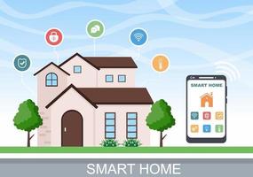 Smart Home Technology Vector