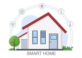 Smart Home Technology Vector