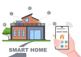 Smart Home Technology Vector