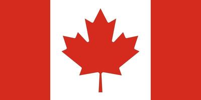 bandera canadiense de canadá vector