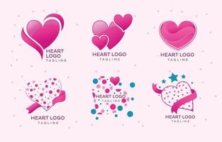 Logo Heart Template vector