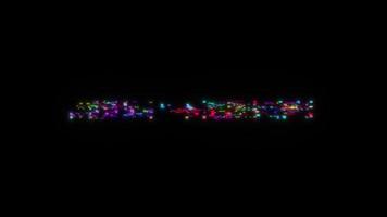 LIVE STREAM colorful flicker light glitch text effect video