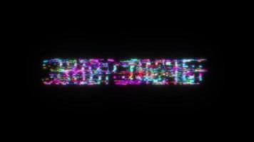 winkel online kleurrijke glitch teksteffect 3d tube video