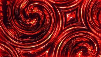 abstrakte 4k 3d futuristische Technologie fraktale Kunst.rote Farben wirbeln