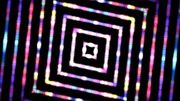 Loop of multicolored kaleidoscopic hypnotic dynamic background video