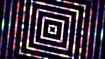 Loop of multicolored kaleidoscopic hypnotic dynamic background video