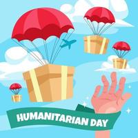 Humanitarian Day Concept vector