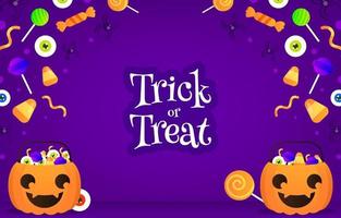Halloween Trick Or Treat vector