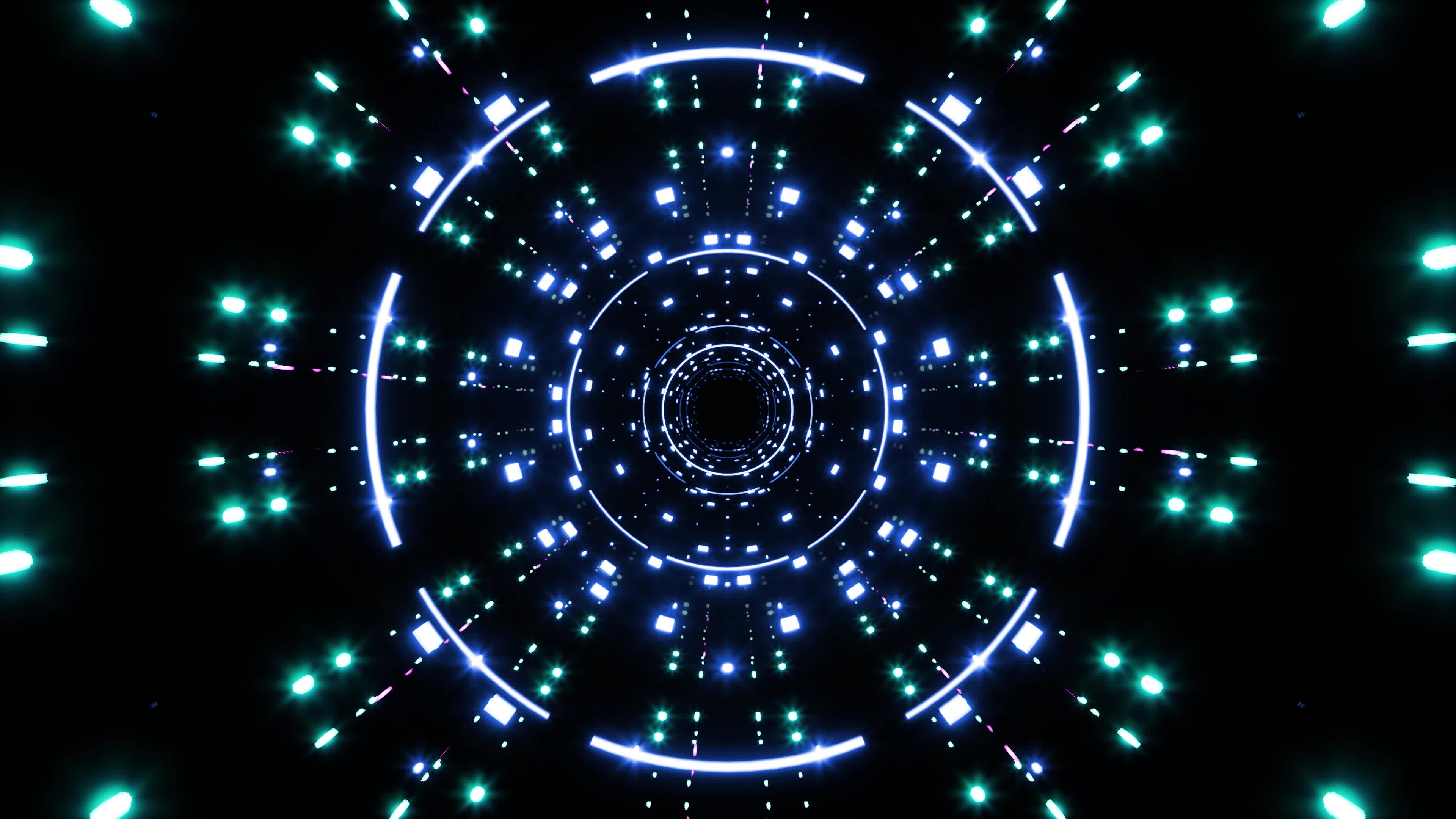 Glowing Neon Lights Disco VJ Loops 3284827 Stock Video at Vecteezy