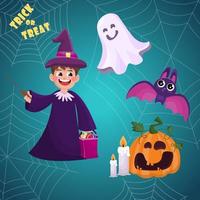 Happy Halloween Character vector