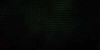 Dark Green vector template with lines.