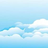 Cloud template vector