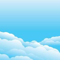 Cloud template vector