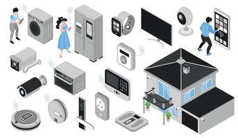 Smart Home Devices Set vector