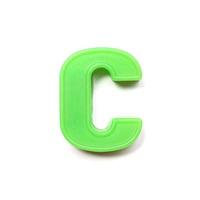 Magnetic lowercase letter C photo