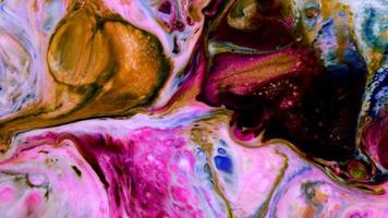 explosión de tinta colorida abstracta video