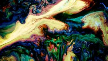 abstracte kleurrijke inkt exploderen video